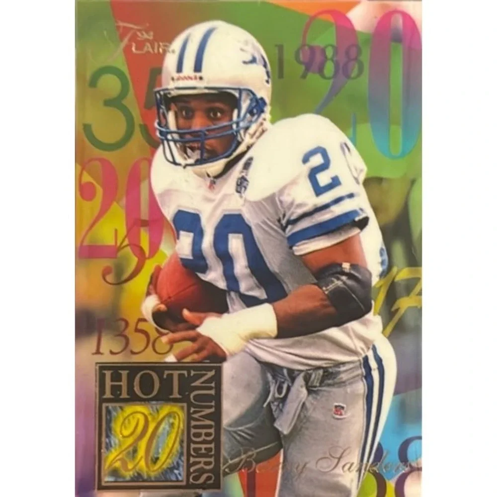 1994 Ultra‎ Flair Hot Numbers#11 Barry Sanders